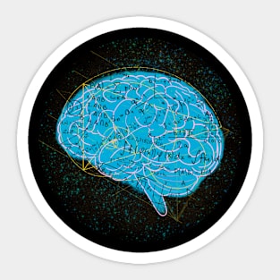 Cosmic Cerebrum Sticker